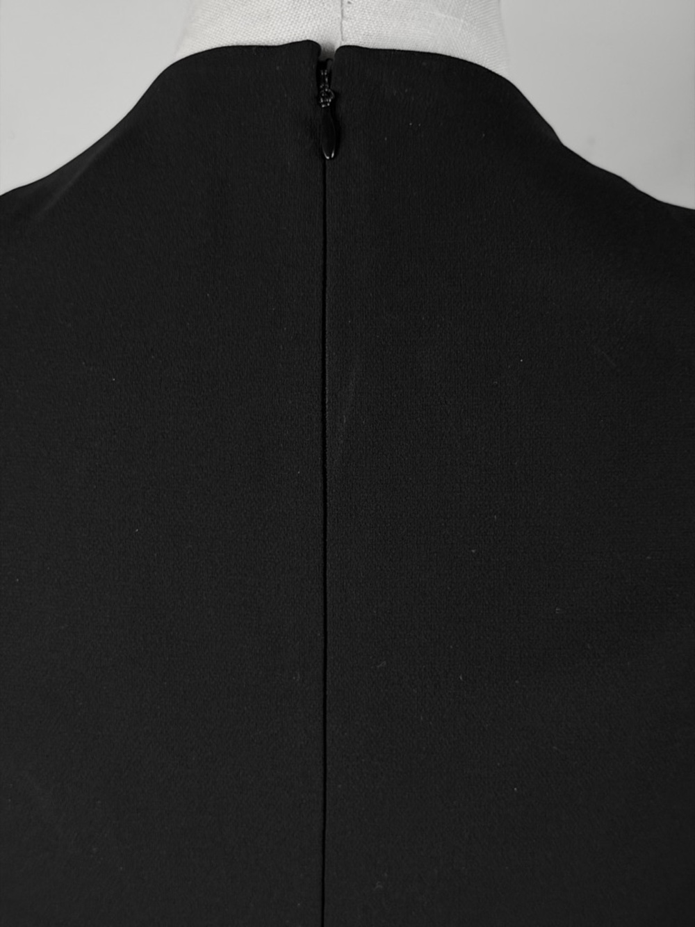 Proenza Schouler Puffed Sleeve V-neck Fit and Flare Black Dress 6 - Picture 11 of 14
